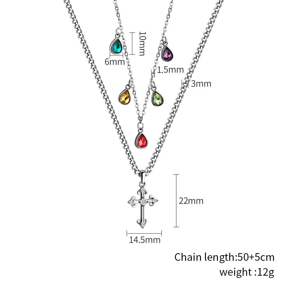 Sweet and spicy clavicle chain necklace for women