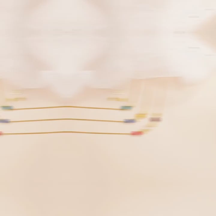 12-color birthstone letter name necklace – women’s personalized colored diamond jewelry