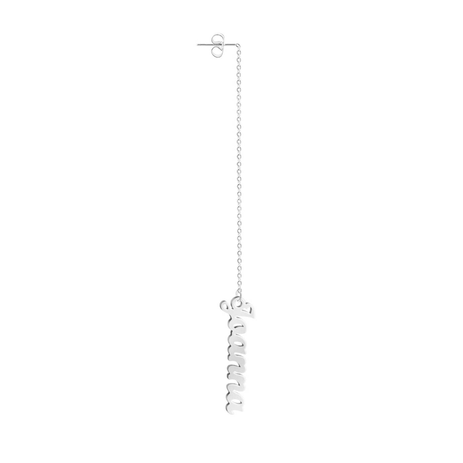 A large number of domestic spot English long chain earrings women's silver independent packaging long popular pendant jewelry